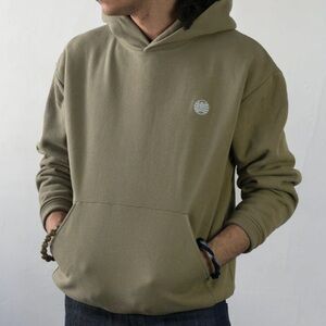 Kiriko Portland Olive green thick hoodie